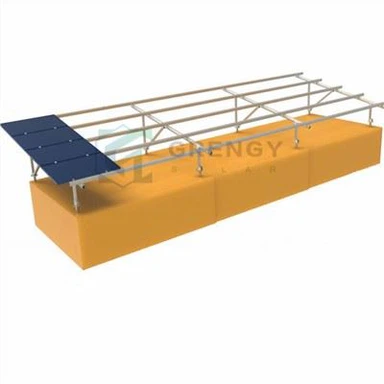 Çift Sütunlu Solar Zemin Montaj Yapısı