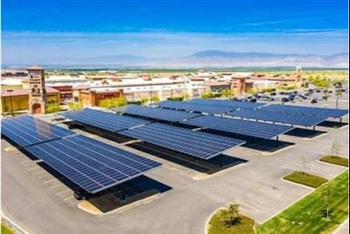 Sıcak Daldırma Galvanizli Güneş Enerjisi Carport