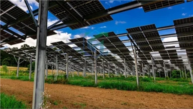 Güneş Çiftliği PV Tarım Tesisi Montaj Sistemi