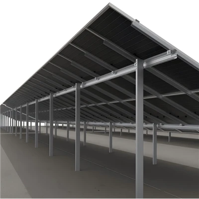 ZAM Kaplamalı Çelik Solar Rack Zemin Montajı