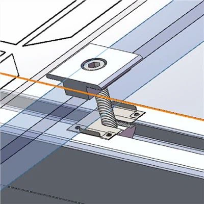 Galvanizli Çelik Sistem İçin Güneş Kelepçeleri