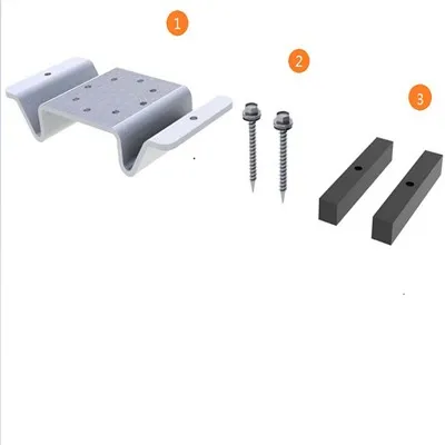 Kalay Çatı için Trapez Güneş Kelepçeleri