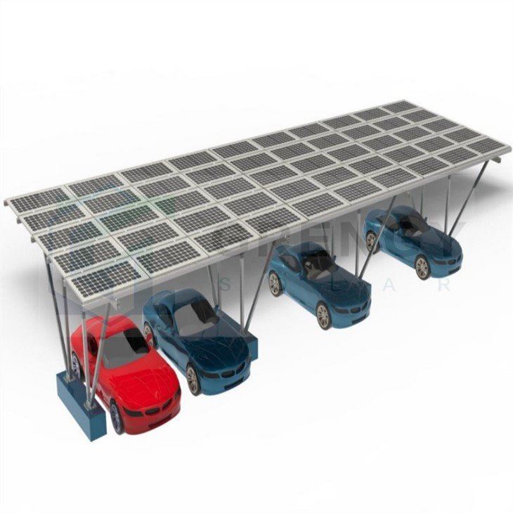 Solar Alüminyum Yapı Otopark Montajı