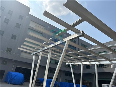 PV Güneş Suya Dayanıklı Alüminyum Otopark Otopark Montajı