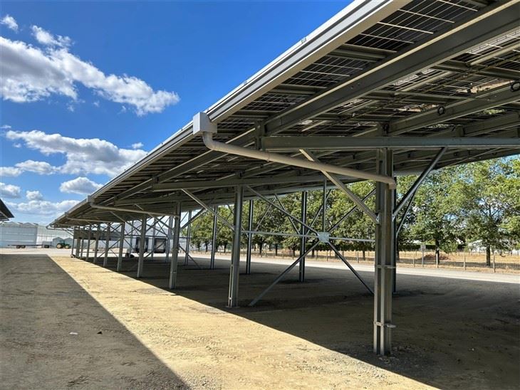Metal Carport With Solar Panels