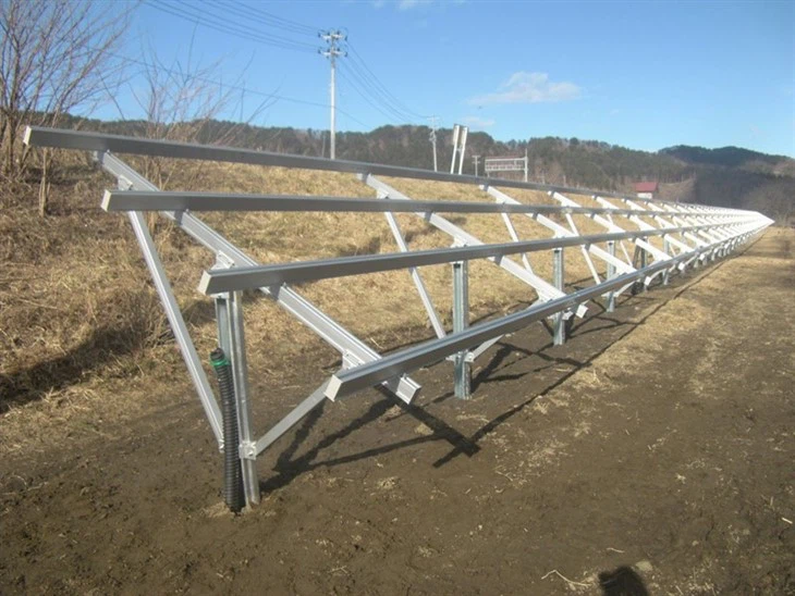 Pile Driven Solar Mounting System