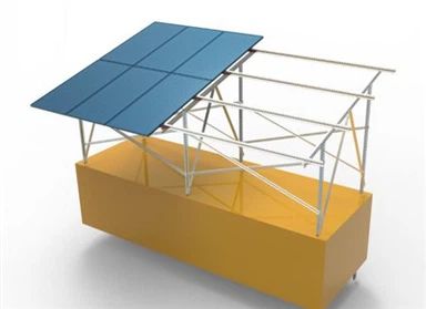 Büyük Ölçekli ZAM Kaplamalı Çelik Solar Zemin Montajı