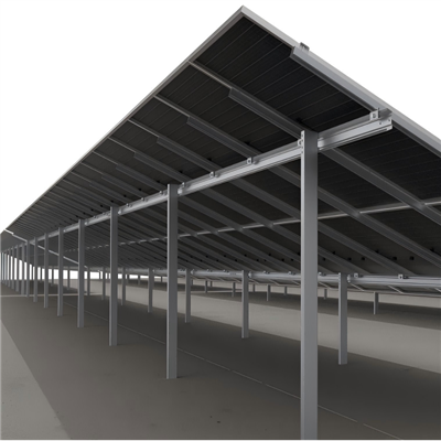 ZAM Kaplamalı Çelik Solar Rack Zemin Montajı