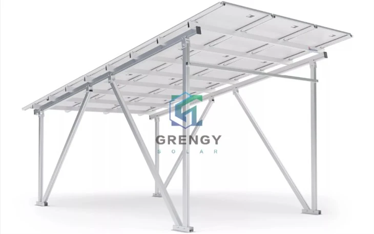 residential solar carport frame