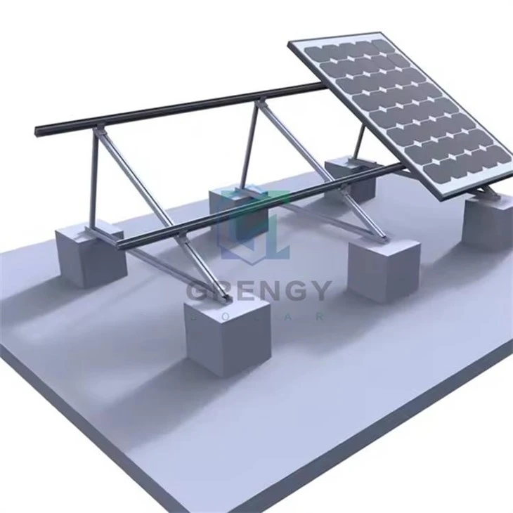 Solar Concrete Roof Mounts For PV Modules